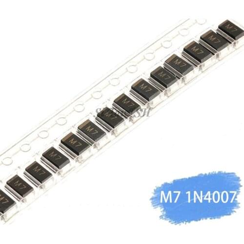 8values 200pcs M1 1N4007 M4 M7 SS14 SS16 SS24 SS34 RS1M Electronic Components Package SMD Diode Kit electronic diy kit