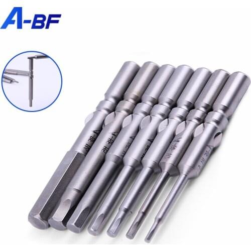 A-BF 6mm Hex Screwdriver Bits S2 Material Electric Screwdriver Bits Set High Strength Strong Magnetic Manufacturer Promotion