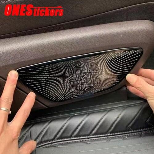For Mercedes Benz GLE Class W167 V167 GLE350 GLE450 2020 2021+ Stainless Steel Car Accessories Seat Adjustment Button Cover Trim