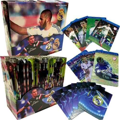 English Version World Star Card Soccer Player Game Board Game Card Fighting Football Star Favorites Toy Kids