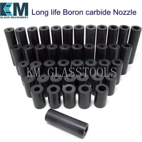 Free Shipping! Long life Boron carbide Nozzle for Glass Sand blasting machine.Length:35MM/45MM/60MM/80MM