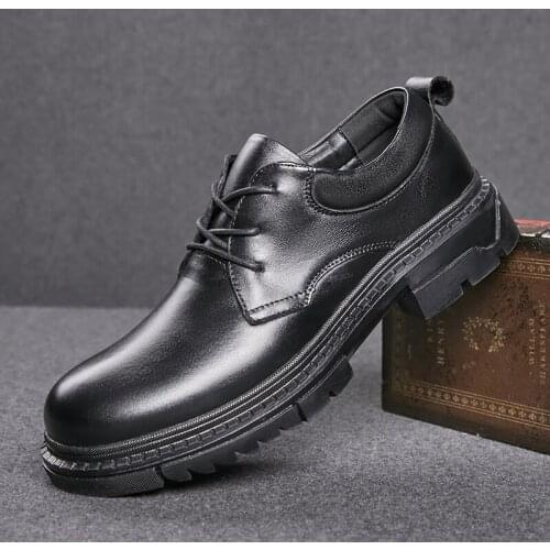 Large Size 39-48 Retro Mens Boots Fashion Genuine Leisure Shoes Classics Motorcycle Ankle Boot Men Winter Casual Shoes