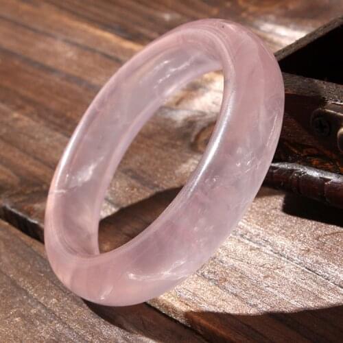 Pink crystal bracelet natural lotus crystal bracelet ice pink crystal bracelet peach blossom