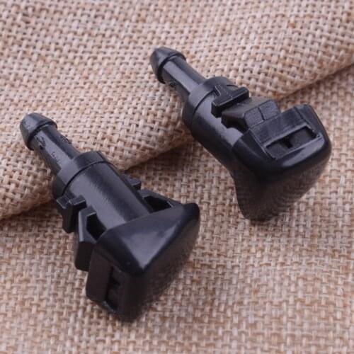 CITALL 2pcs Front Car Windshield Wiper Washer Water Spray Jet Nozzle For Hyundai ix35 Tucson Equus Accent Sonata Kia Sorento MK2
