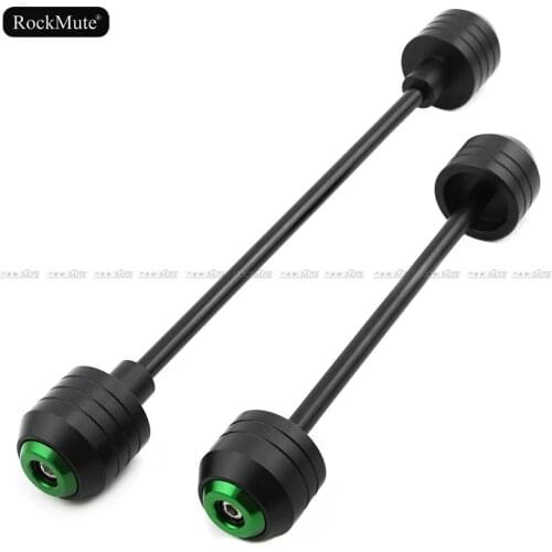 For KAWASAKI ZX-10R NINJA 2010-2016 Motorcycle POM Front Rear Axle Fork Wheel Sliders Cap Pad Drop Protector