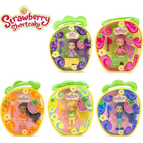 Hasbro Strawberry Shortcake long hair Action figure mini strawberry dolls girl play house toys birthday gifts for children