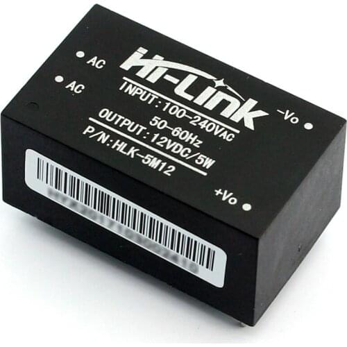 HLK-5M12 AC-DC Switch Power 220V to 12V Step Down Buck Power Supply Module 5W Smart Intelligent Household Switch Converter Q009