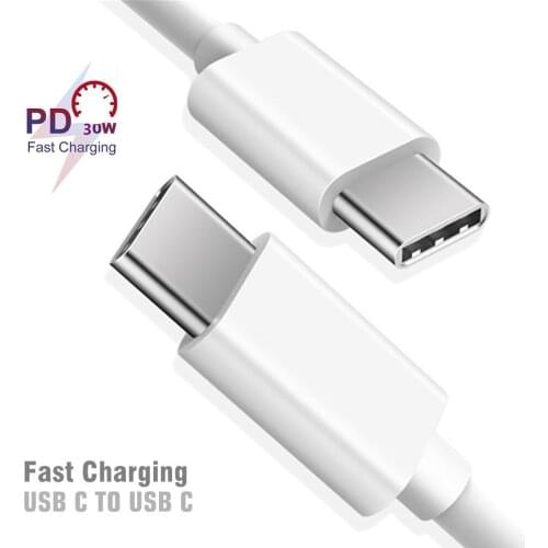 PD USB C to USB C Cable fast Charging Dual Type C Cable For Xiaomi Redmi OPPO Quick Charger for Macbook to TypeC Phone