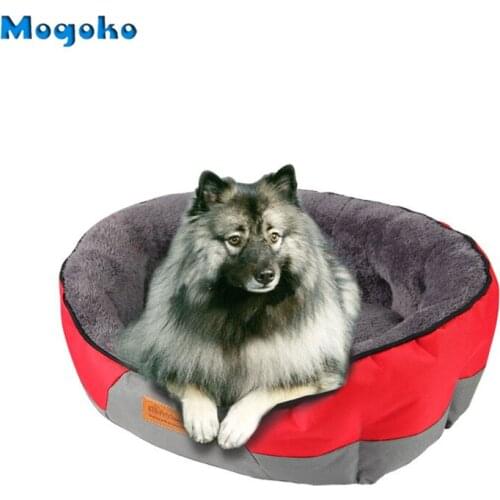 Mogoko Pet Beds Dog Cat Puppy Warm Bed House Plush Cozy Nest Mat Pad Portable Cat Sleeping Nest Indoor Dog Soft Cushion Cat Mats