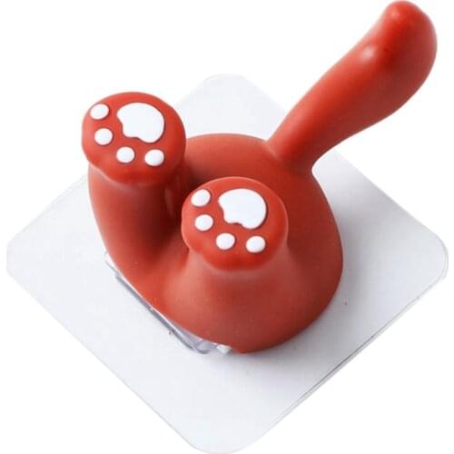 Animal Tail Toothbrush Toothpaste Shelves Wall Rack Storage Holders Hanging Cartoon Children Brush Teeth Bathroom