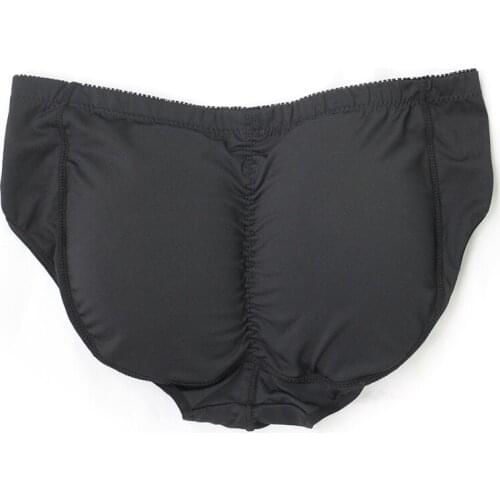 Mens Padded Underwear Men Sexy Beige Briefs Men Black Waist Trainer Hip Enhancer Padded Panties Butt Lifter S M 3XL 4XL 5XL 6XL