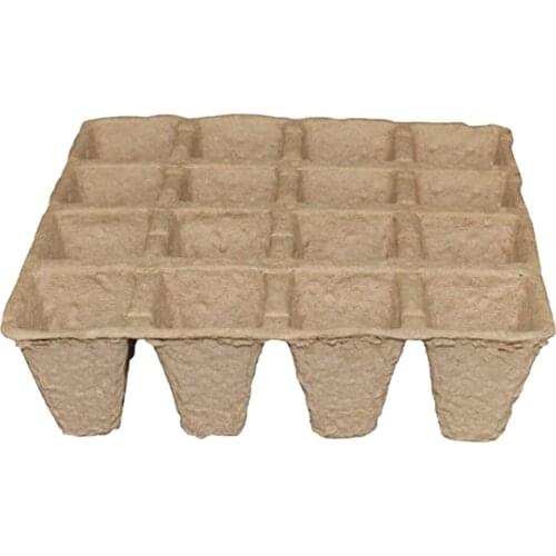 Seed Starter Trays Environmental Protection Garden Round Peat Pots Plant Seedling Starters Cups Nursery Herb Seed Tray Rational