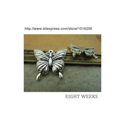 Zinc alloy pendant jewelry accessories diy handmade material charms old butterfly