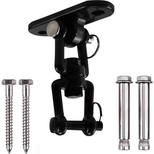 SUS304 Rotary Swing Fixed Plate Heavy Duty Swing Hangers Sets Yoga Hammock Swing Hanging Chair Hooks for Concrete Ceiling Wooden