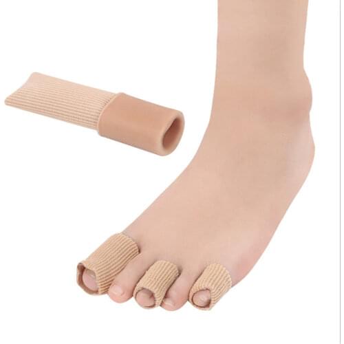 Toe Protector Separator Applicator Pedicure Corn Callus Remover Hand Pain Relief Soft Silicone Tube Foot Care Bunion Corrector
