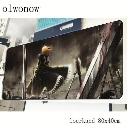 Fate mousepad gamer High-end 800x400x2mm gaming mouse pad large hot sales notebook pc accessories laptop padmouse ergonomic mat