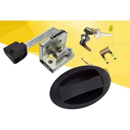 For KOMATSU PC56-7/60-8/70-8 excavator cab door lock assembly lock block outside handle cylinder excavator accessories