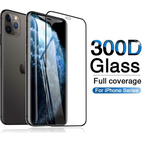 300D Full Cover Tempered Glass For iPhone 11 Pro X XR XS MAX glass iphone 11 Pro screen protector Protective glass on iphone 11