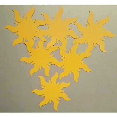 Golden Suns kids birthday Confettis baby shower baptism Table decor scrapbook scatters party decor
