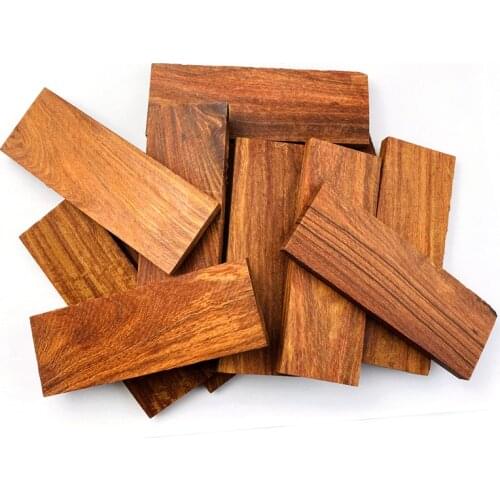 2pieces Hongteng Wood for DIY Knife Handle Making Material / Knife Handle Patch Material 120x40x10mm