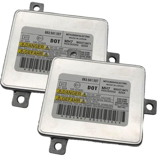 2PCS New Headlight HID Ballast For V W A4 A5 A6 A8 Q7 8K0941597B 8K0941597 8K0941597F Xenon Ballast Control Unit Module