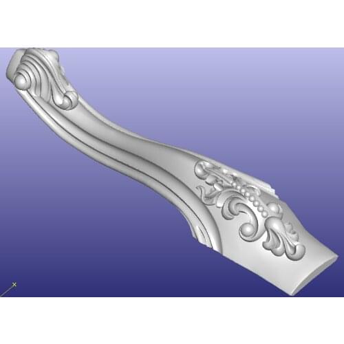 Furniture table desk cabinet chair sofa bed leg 3D model STL format file Artcam 348