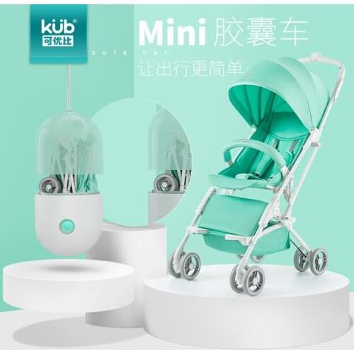 4.9kg ultra-light baby stroller foldable shock absorber umbrella portable baby stroller can board the baby travel trolley