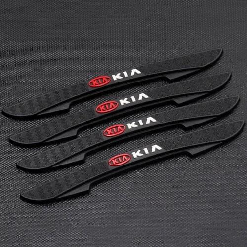 4PCS Car Door Edge Guard Scratch Protector Stickers For KIA RIO CERATO QUORIS Optima Sportage K2 K3 K3S K4 K5 KX3 KX5 QL CEED
