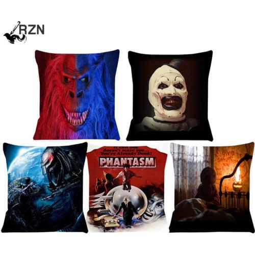 45x45cm Cushion Cover Halloween Stills Pillow for chairs Home Decorative cushions for sofa Throw Pillow Cover