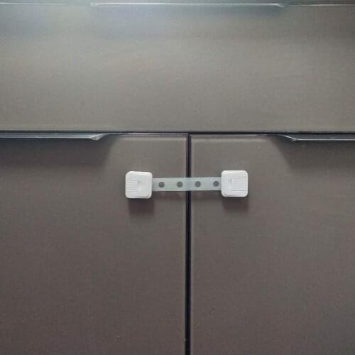 6 Pieces Adjustable Length Child Kids Safety Door Lock Refrigerator Safety Lock