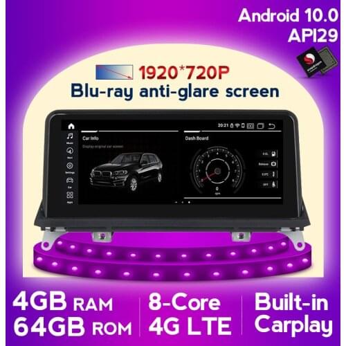 8Core Android 10 Car Radio Player for BMW X5 E70/X6 E71 (2007-2013) CCC/CIC System Unit PC Navigation Auto Radio Multimedia IPS
