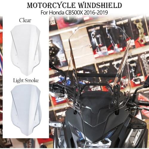 CB500X Windscreen Windshield Touring Wind Deflectors with Bracket For 2016 2017 2018 2019 Honda CB 500X Motorcycle Accessories