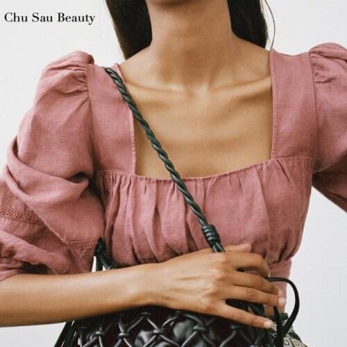 Льняные блузки Chu Sau beauty China At AliExpress