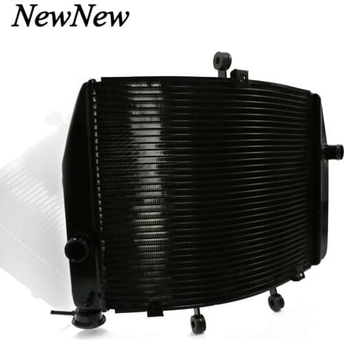 For KAWASAKI ZX-6R ZX6R ZX 6R Z X 6 R 2009 2010 Motorcycle Part CNC Aluminium Coolant Cooling Water Tank Cooler Radiator Black