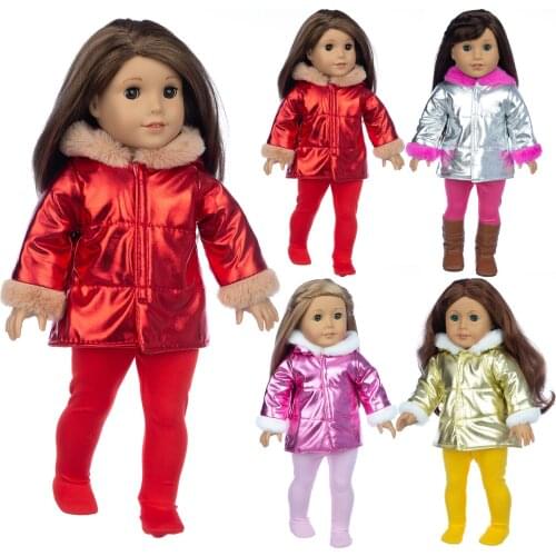 Colorful Down Jacket Suit Clothes fits for American girl 18" american girl doll alexander doll best gift