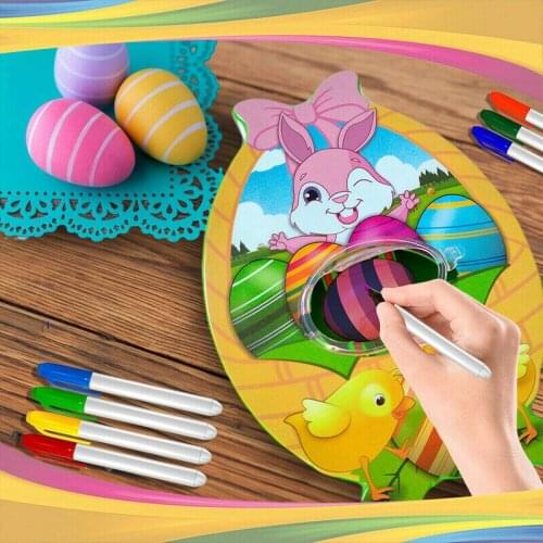 Egg DIY painting machine Toy Easter Egg Decorator Toy with 8 Colorful Markers