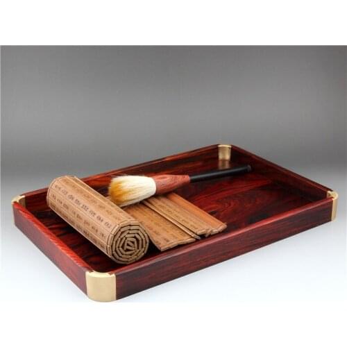 Red acid branch tray, mahogany tea set, red sandalwood dish, red sandalwood plate, black sandalwood tray, fruit tray, tea plate