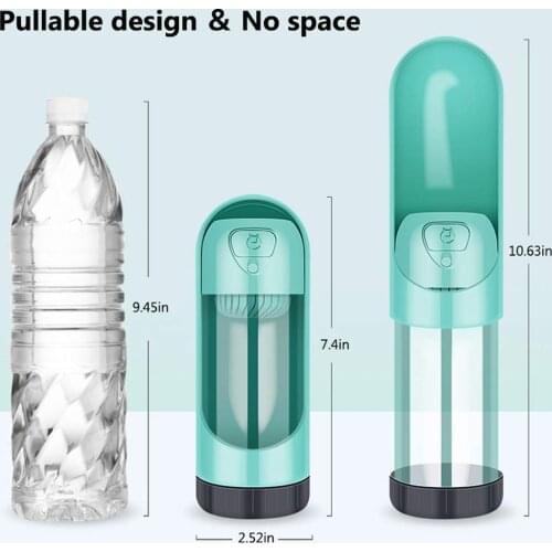 ZK30 Dog Drinker Bottle Outdoor Portable Puppy Water Bowl For Large Dogs Travel Pet Drinking Water Dispenser Fliter Pet Product