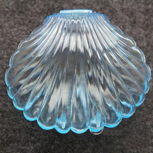 Transparent Seashell Shape Jewelry Necklace Bracelet Storage Organizer Box Case Christmas gifts Jewelry Necklace Bracelet Stora