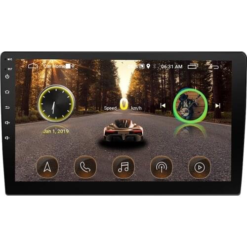 10-inch Car Radio 2 Din Android WIFI FM Stereo Receiver GPS Navigation Steering Wheel Control Bluetooth Touch Screen Car Audio
