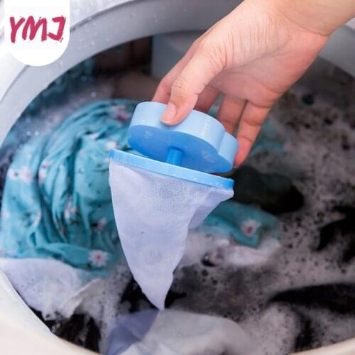 Flower Shape Mesh Filter Mesh Pouch Laundry Ball Floating Style Washing Machine Filtration Lint Remover House Cleaning Tools