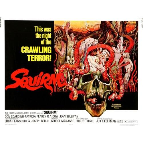 Lot style Choose Squirm MOVIE Art print Silk poster Home Wall Decor