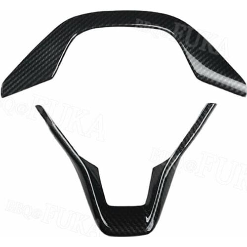 Carbon Fiber Style Car Steering Wheel Frame Cover Trim For Honda Accord 2018 2019