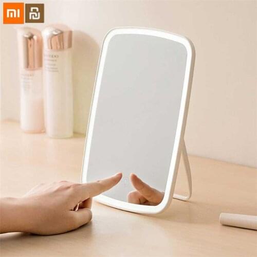 Xiaomi Youpin Intelligent portable makeup mirror desktop led light portable folding light mirror desktop girlfriend gift