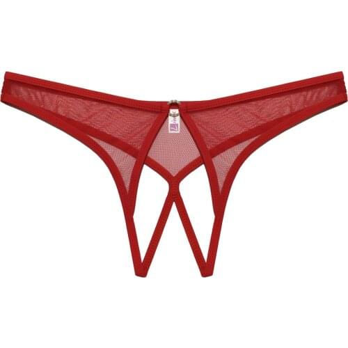 XS S M L XL XXL XXXL Size Black Red Color Crotchless Jewelry Open Crotch Sexy Lingerie Elastic Thongs G string For Women Ladies