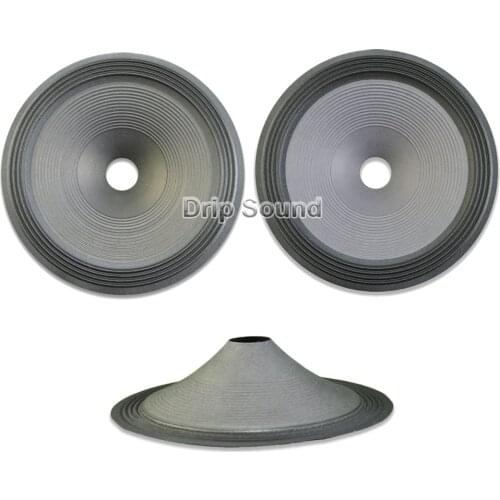 10" inch 245mm 35.5mm Core Speaker Cone Paper Basin Woofer Drum Paper 4-Ring Cloth Edge Trumper Bass Repair Parts #1