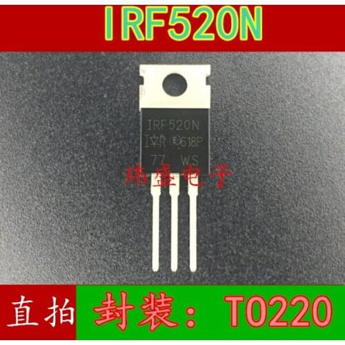 10pcs IRF520NPBF IRF520N TO220