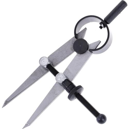1x Divide Craft Tool Scribe Carbon Steel Tip Compass Scriber
