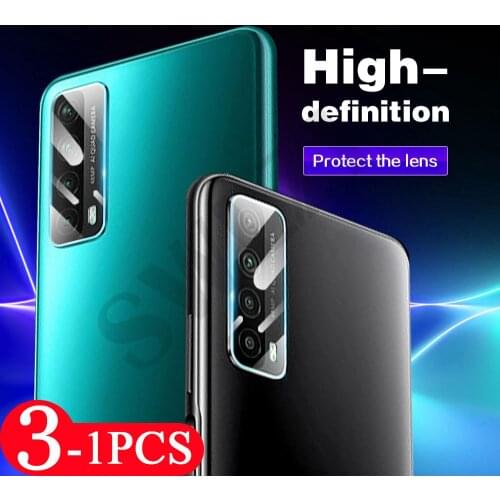 3-1Pcs protector Camera for Huawei p smart pro S plus 2019 2020 2021 Z Camera Lens phone screen protector protective Film Glass