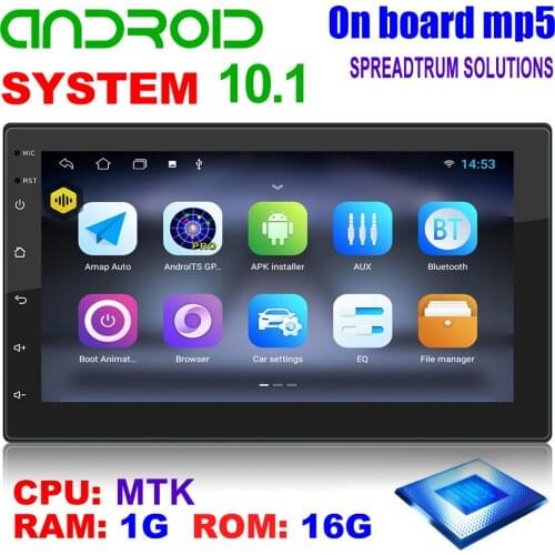 7784AD AUX Car Radio Android 10.1 Head Unit 2 DIN GPS Navigation WiFi for Unique Parts Portable Car Ornaments